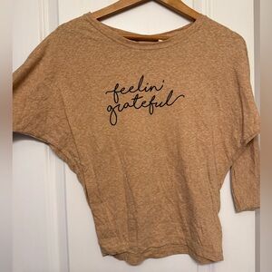 C&C California Feelin Grateful Dolman Sleeve Top Size XS